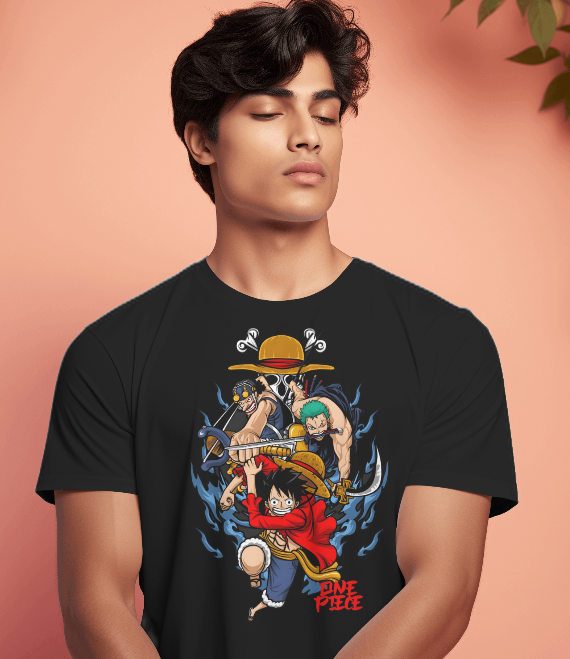 Round Neck T-Shirt Anime-One Piece