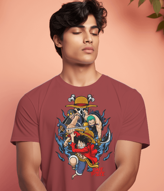 Round Neck T-Shirt Anime-One Piece
