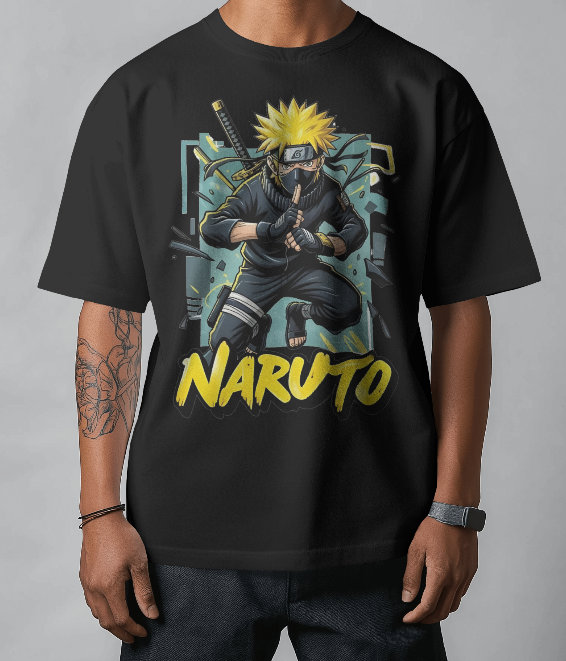 Men Oversized-Naruto