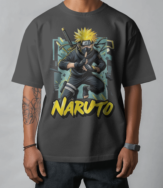 Men Oversized-Naruto